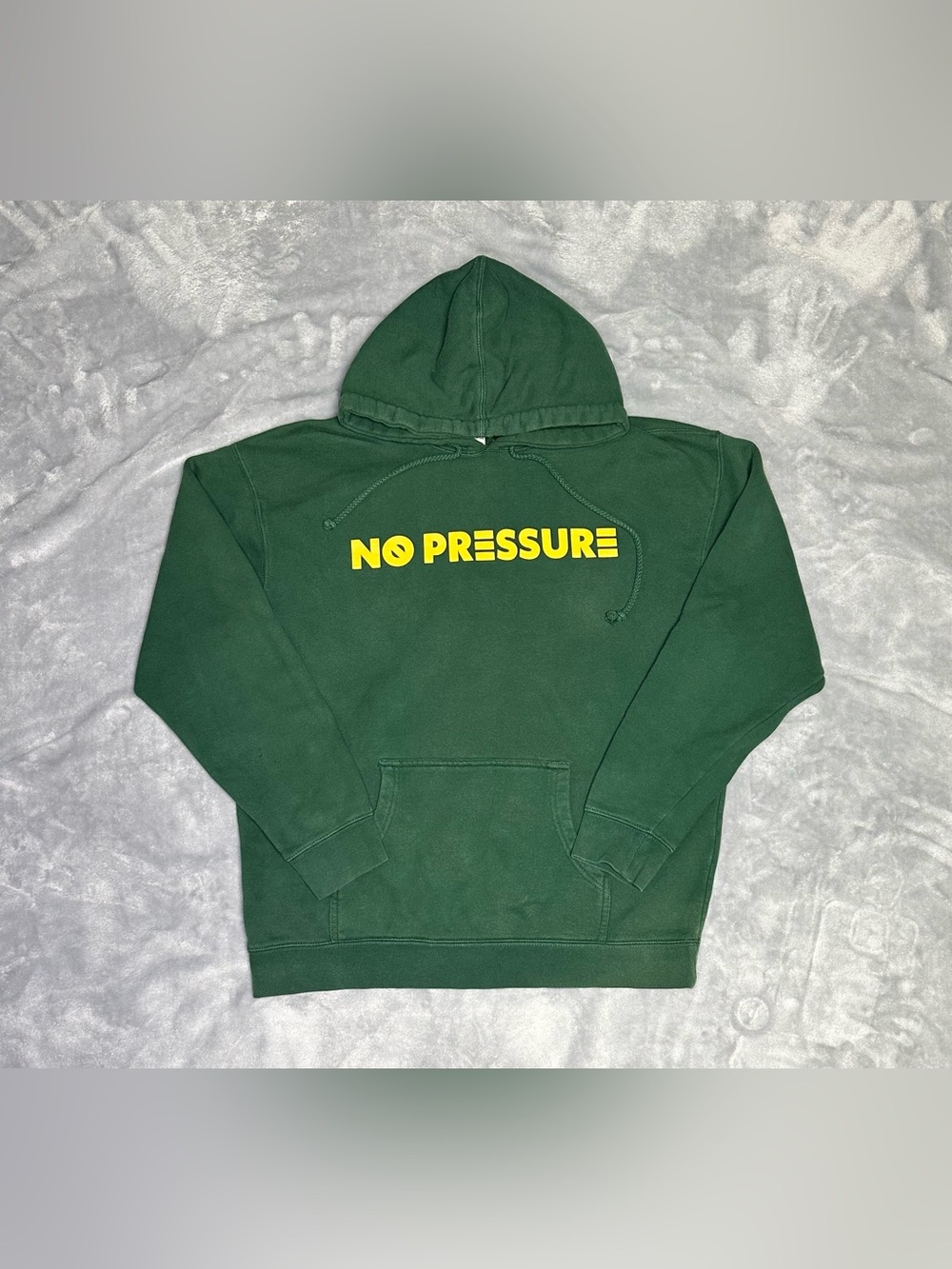 Logic No Pressure Tour Merch Green Hoodie Sweatshirt Mens Independent Trading Co